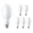 Mehrfachpackung 6x Philips TrueForce Core LED E27 HPL/SON Matt 18W 3000lm 300D - 830 Warmweiß | Ersatz für 80W